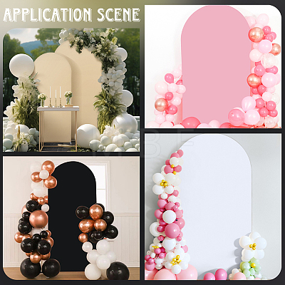 1Pc Polyester & Spandex Wedding Arch Cover Cloth DIY-CN0004-09C-04-1