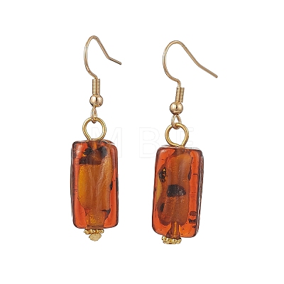 Lampwork Dangle Earrings EJEW-JE06834-1