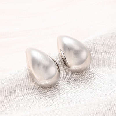 Rack Plating Brass Teardrop Stud Earrings EJWE-Q766-03P-1