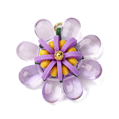 Glass & Polymer Clay Pendants PALLOY-MZ00810-03-1