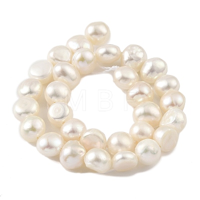 Natural Cultured Freshwater Pearl Beads Strands PEAR-A006-04E-1