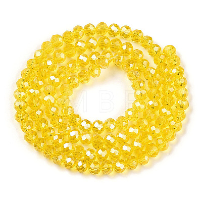 Electroplate Glass Beads Strands LS-EGLA-A034-T4mm-A35-1