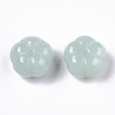 Spray Painted Glass Beads GLAA-N035-07A-A01-1