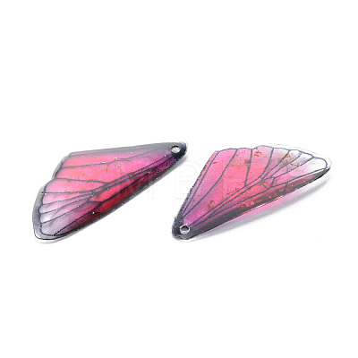 Transparent Resin Pendants RESI-Q216-001H-1