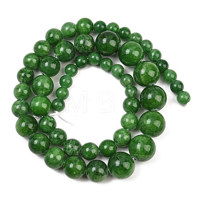 Natural Mashan Jade Graduated Beads Strands GG-CBA2AE1-A08-P-1