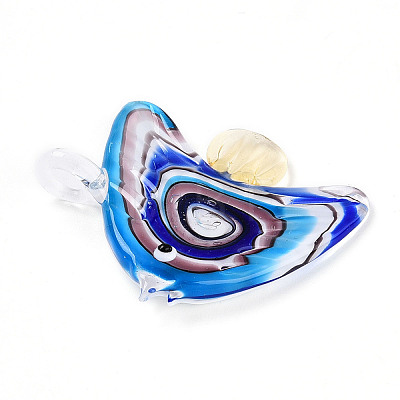 Handmade Lampwork Big Pendants LAMP-T023-06-1