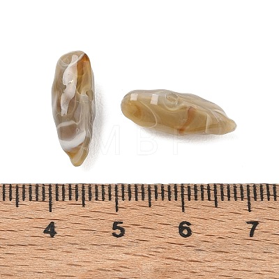 Two Tone Imitation Gemstone Style Acrylic Beads AC-CBA6852-01B-1