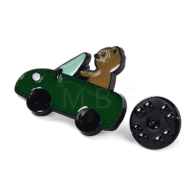 Bear Vehicle Enamel Pin JEWB-P033-03B-1