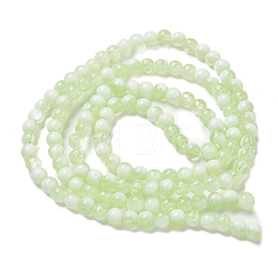 Crackle Glass Beads X1-GLAA-U001-6mm-09-1