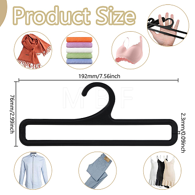 100Pcs Plastic Towel and Scarf Rack Hooks AJEW-GO0004-89-1
