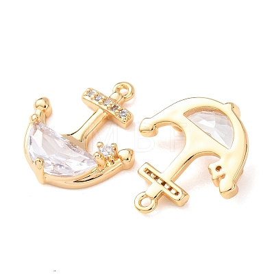 Brass Micro Pave Cubic Zirconia Pendants KK-A284-05G-1