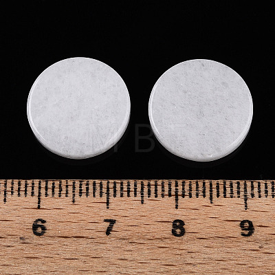 Natural White Jade Cabochons G-T141-33A-1