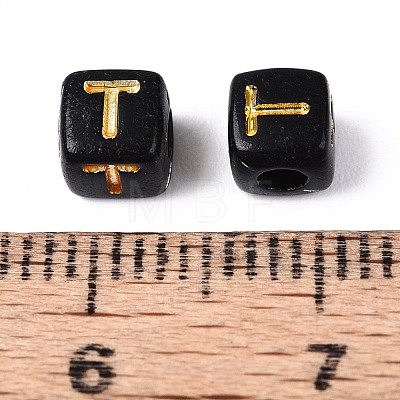 Opaque Acrylic Beads SACR-T035-20T-1
