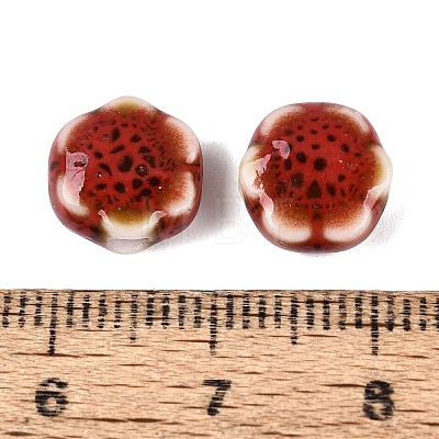 Vintage Handmade Porcelain Beads PORC-N013-25-25-1