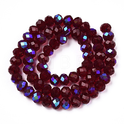 Electroplate Glass Beads Strands LS-EGLA-A034-T4mm-L21-1
