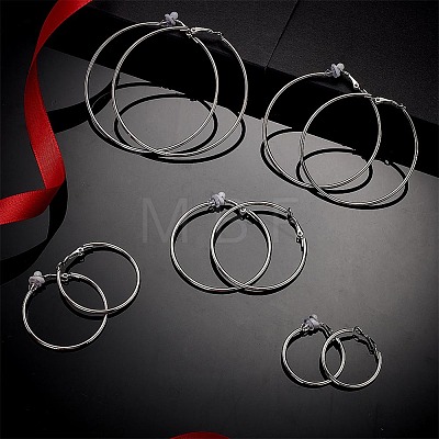 15Pairs 5 Styles Alloy Clip-on Earrings EJEW-PH0001-60-1