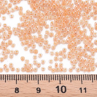 12/0 Imitation Jade Glass Seed Beads SEED-S049-A-015-1