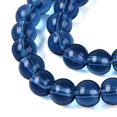 Transparent Glass Beads Strands X-GLAA-T032-T6mm-28-1