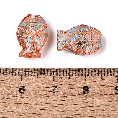 Picasso Transparent Glass Beads SEED-Q039-03D-1