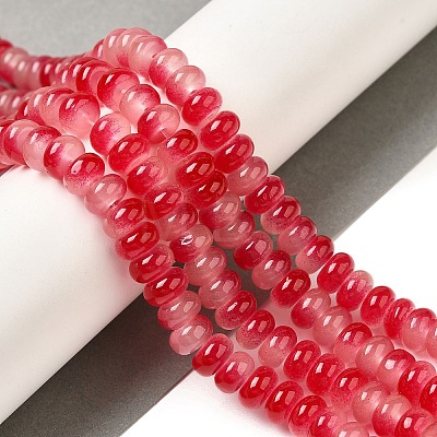 Baking Paint Glass Beads Strands DGLA-C003-01D-1