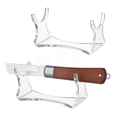 Acrylic Sword Katana Holder Stand ODIS-WH0038-195A-1