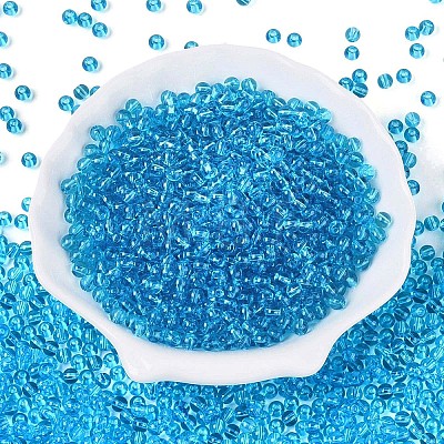FGB Transparent Glass Seed Beads SEED-N013-01A-05-1