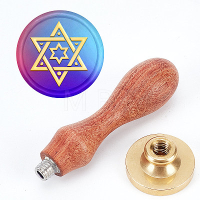Wax Seal Stamp Set AJEW-WH0208-804-1