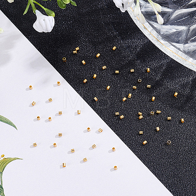 300Pcs 201 Stainless Steel Crimp Beads STAS-BBC0009-77A-1