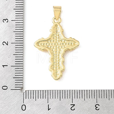 Brass & Natural White Shell Pendants SH-CBA6938-15G-01-1