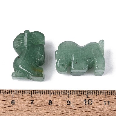 Natural Green Aventurine Horse Figurine DJEW-N005-01F-1
