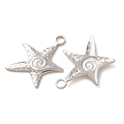 304 Stainless Steel Pendants SA-CBABD1E-10B-P-1