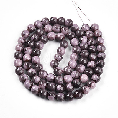 Baking Paint Glass Beads X1-DGLA-N003-10mm-C09-1