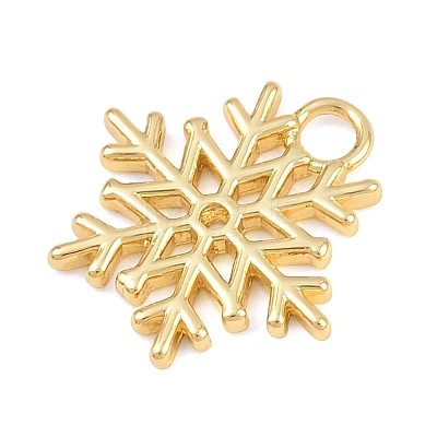 Christmas Brass Charms KK-CBA0565-08G-1