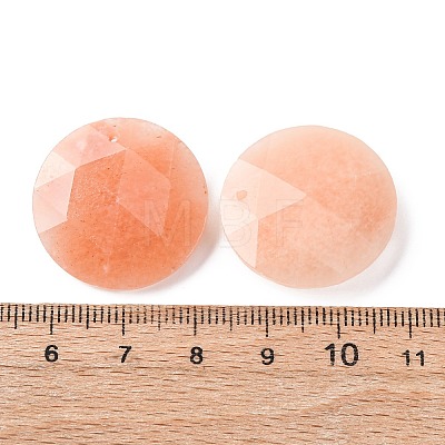 Natural Pink Aventurine Pendants G-H331-01E-1