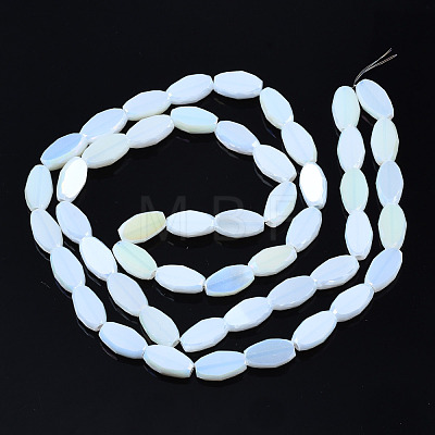 Electroplate Glass Beads Strands EGLA-Q125-009K-1