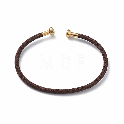 Braided Carbon Steel Wire Bracelet Making MAK-A017-B02-1