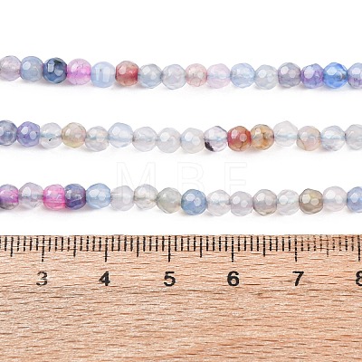 Natural Agate Bead Strands G-G882-4mm-C02-1