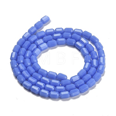 Opaque Glass Beads Strands GLAA-G112-04-1