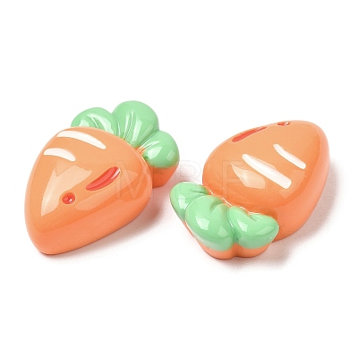 Opaque Resin Fruit Cabochons RESI-G072-02H-1
