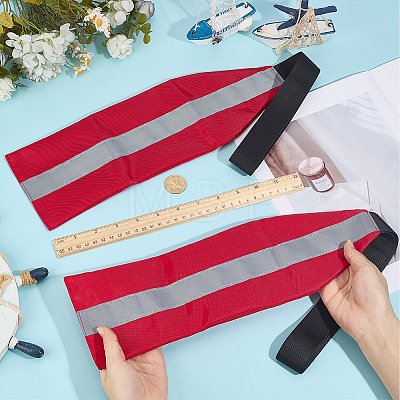 2Pcs Oxford Fabric Reflective Safety Flag for Kayaks AJEW-GF0014-19C-1