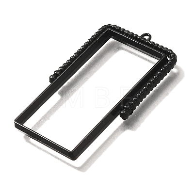 Alloy Open Back Bezel Pendants PALLOY-I223-07EB-1