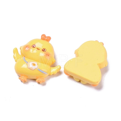 Spring Theme Opaque Cute Chick Resin Decoden Cabochons RESI-B024-08-1