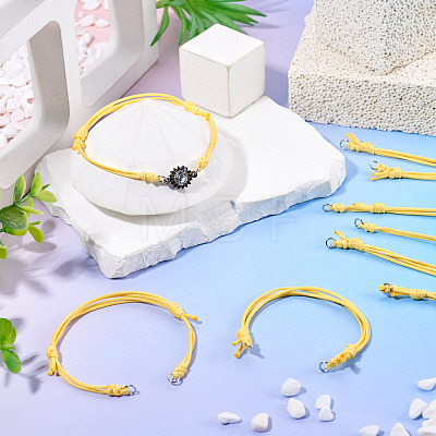 20Pcs Adjustable Korean Waxed Polyester Cord Bracelet Making BJEW-TAC0051-05-1