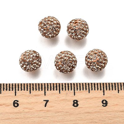 Czech Glass Rhinestones Beads RB-E482-8mm-362-1