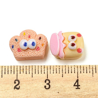 Cartoon Funny Eye Opaque Resin Decoden Cabochons RESI-C046-06-1