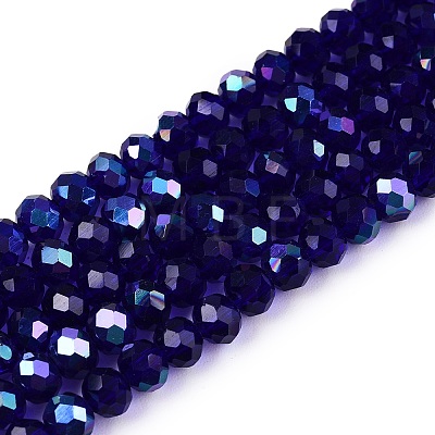 Electroplate Glass Beads Strands LS-EGLA-A044-T4mm-L06-1