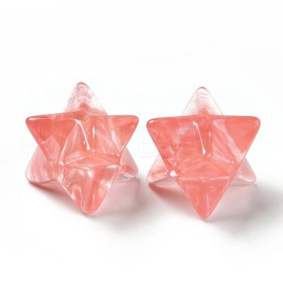 Cherry Quartz Glass Beads G-A206-01A-04-1