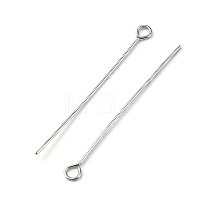 304 Stainless Steel Eye Pins STAS-YW0001-51-1