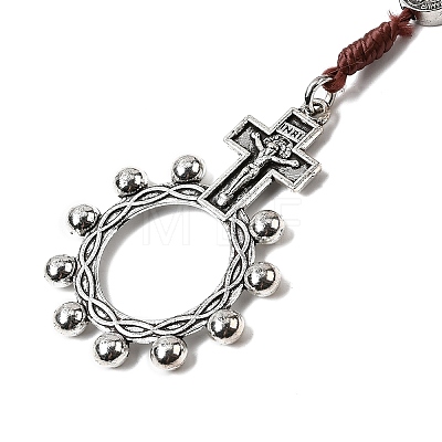 Wood Rosary Bead Necklaces FS-WG6BD27-07-1