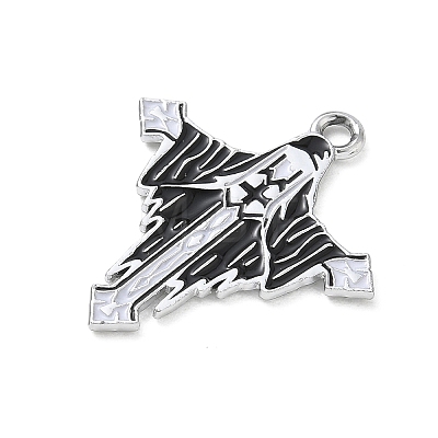 Halloween Alloy Enamel Pendants AL-CBA492B-01F-P-1